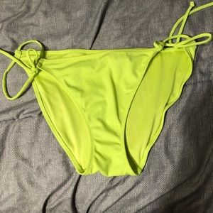 Victoria’s Secret neon yellow bikini bottoms